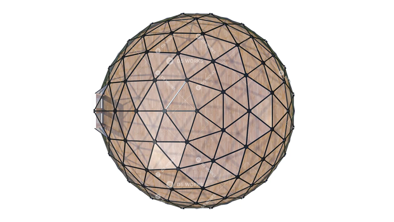 Modern  Landscape Structures 3d model thumbnail 3