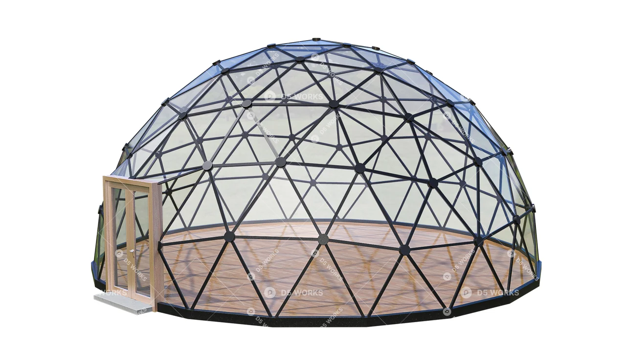 Modern  Landscape Structures 3d model thumbnail 2