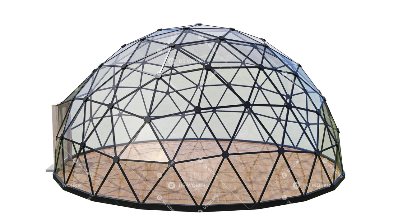 Modern  Landscape Structures 3d model thumbnail 8