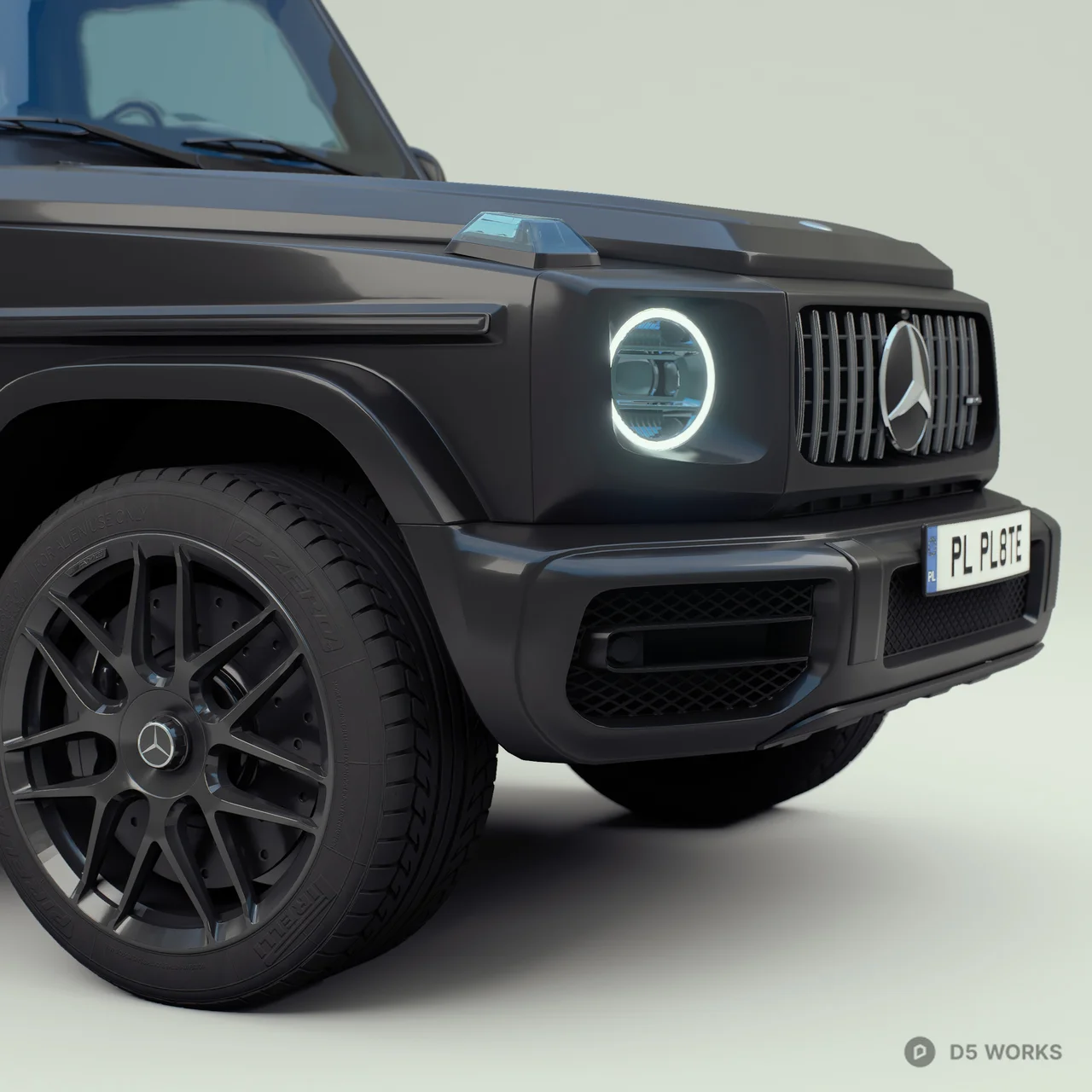 Mercedes-Benz AMG G63 - 2020 3d model thumbnail 3