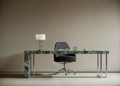 Modern Desk & Chair Set 3d model