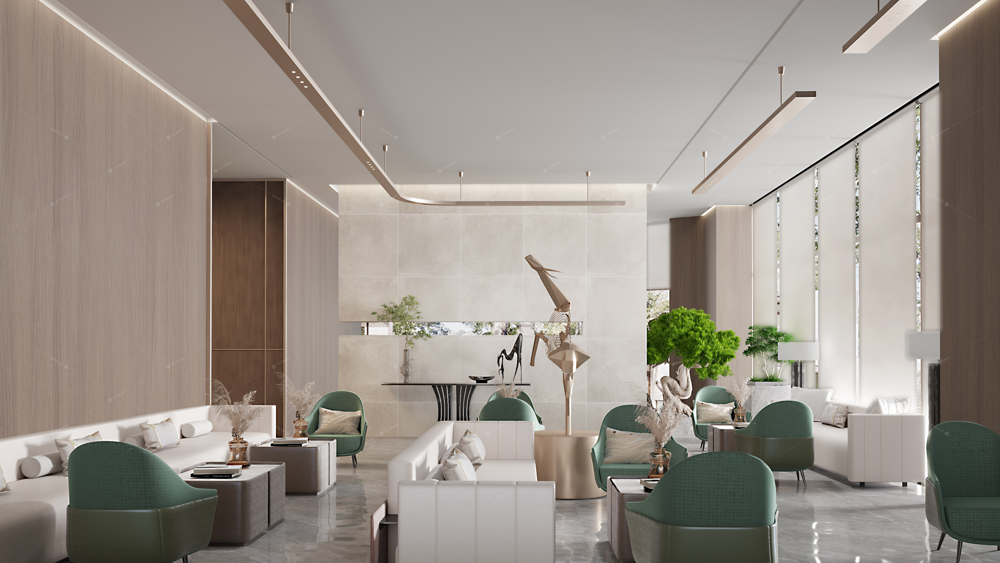 Common Spaces 3D Models