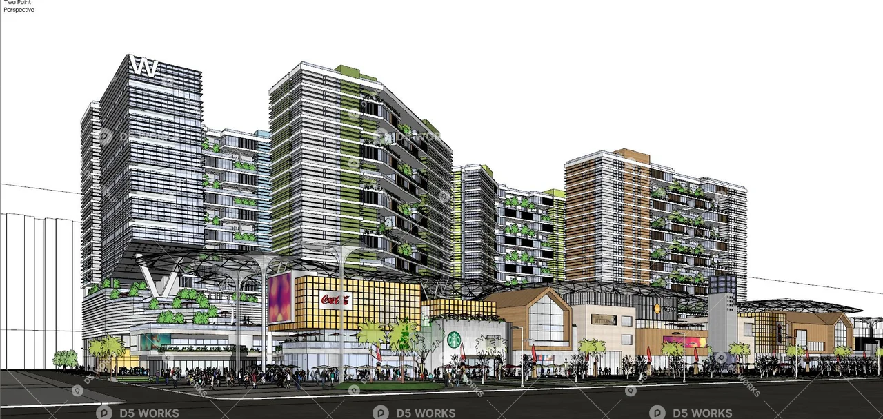 Commercial Complex 3d model thumbnail 9