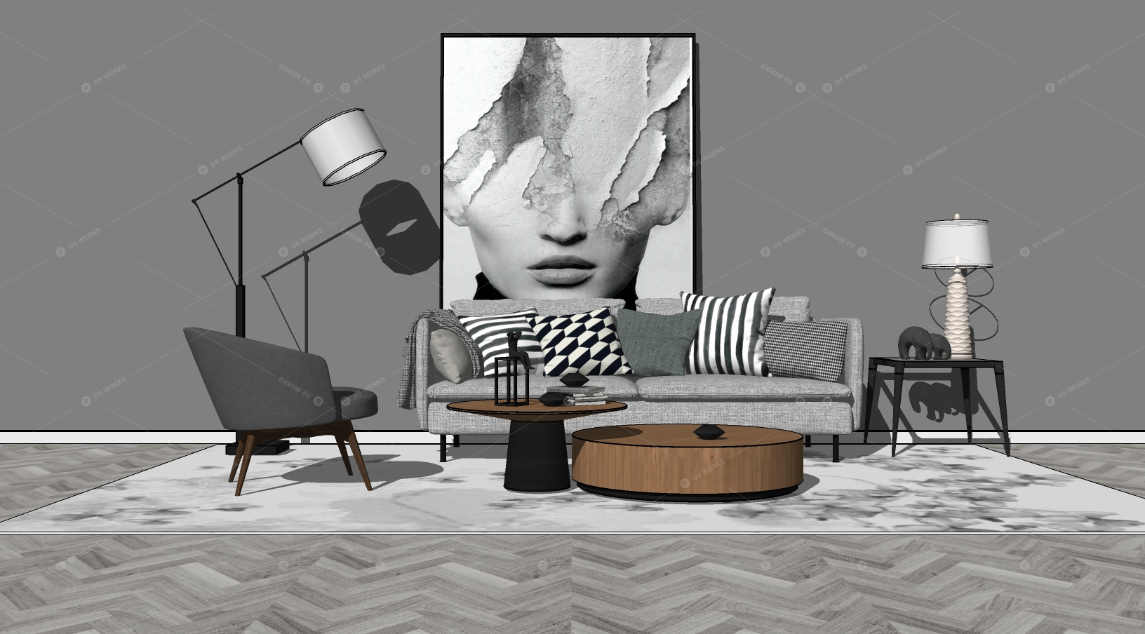 Furniture Sets 3D Models