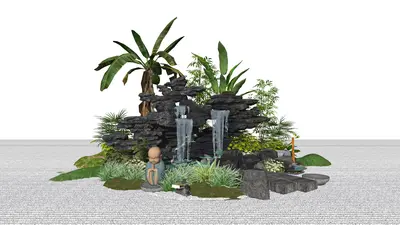 Chinese Rockery & Water Features