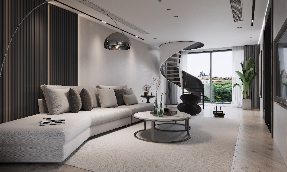 Modern Villa Living Room