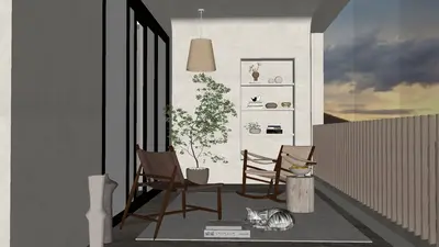 Contemporary Balcony (Home)