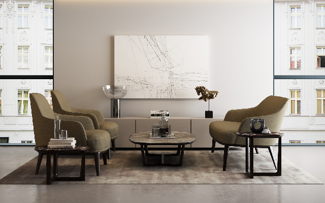 Modern Leisure Table & Chair Set