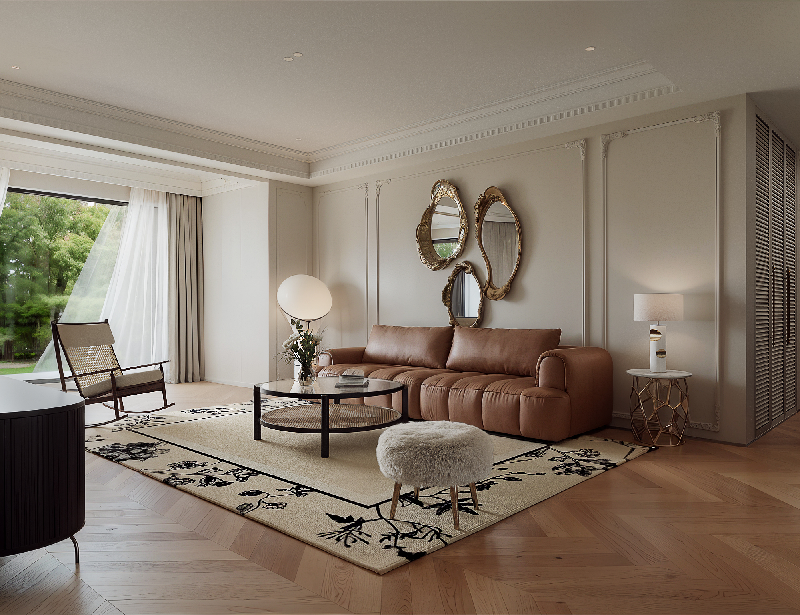Contemporary Living & Dining Room