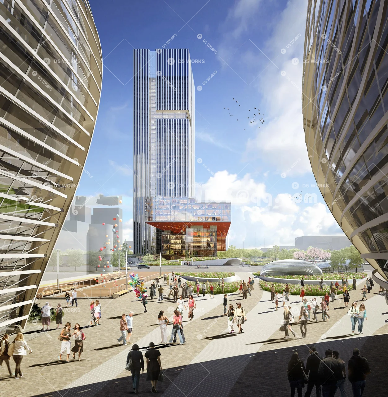 Aerial View & Planning +2d 3d model thumbnail 2