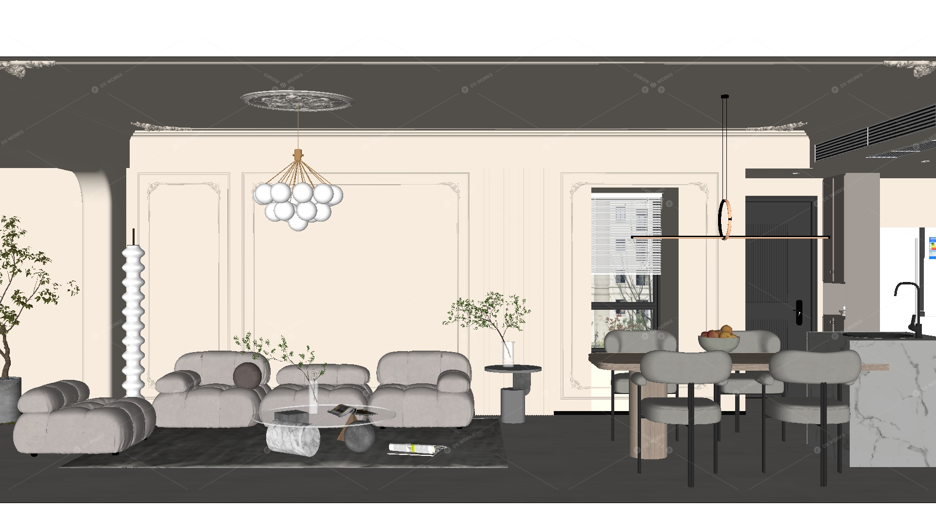 Living & Dining Rooms 3D Models
