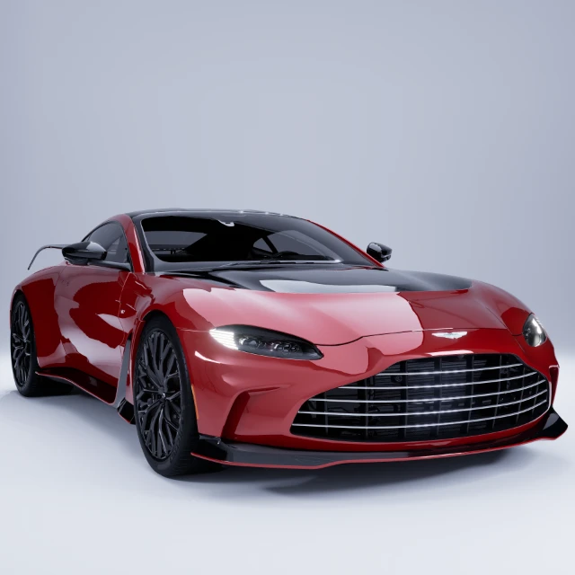 Vantage V12 British Sportscar 3d model