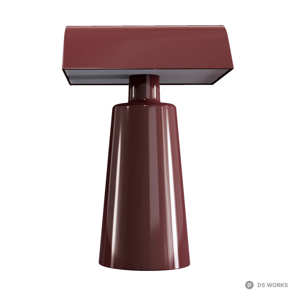Caret MF1 Table Lamp 3d model - Image 1