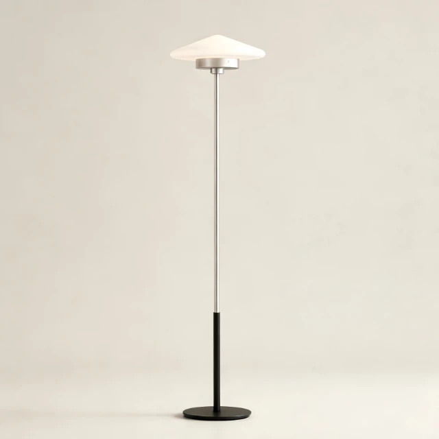 Modern Minimalist Disc Shade Floor Lamp 3d model