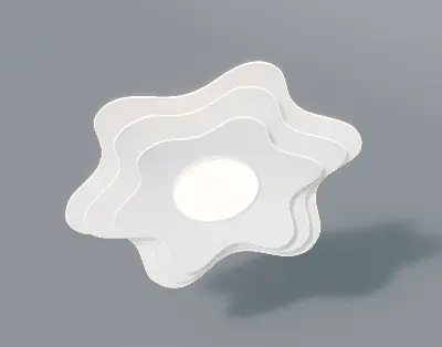 Contemporary Flush Mount Light