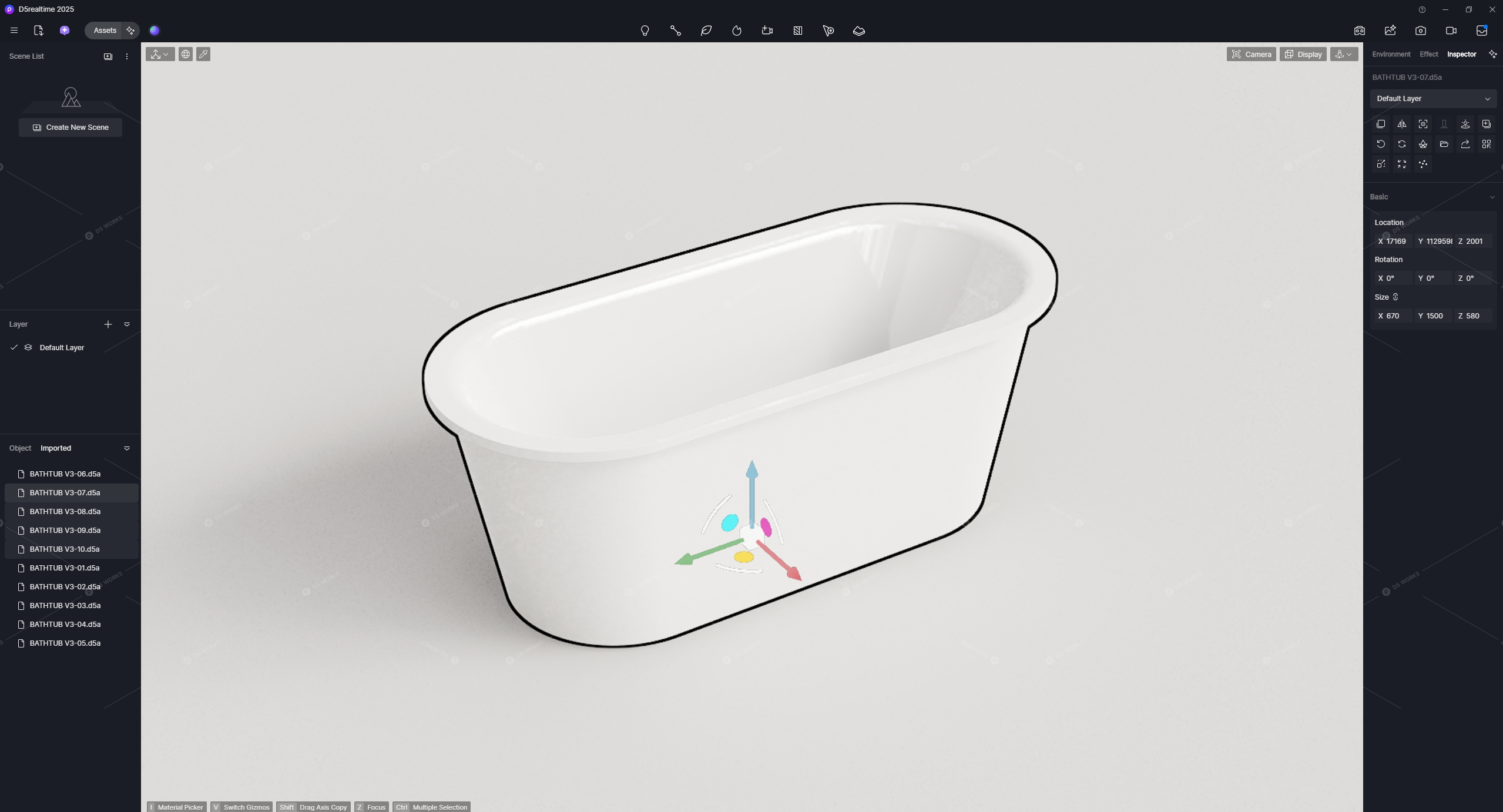 Bathtubs 3D Models 2