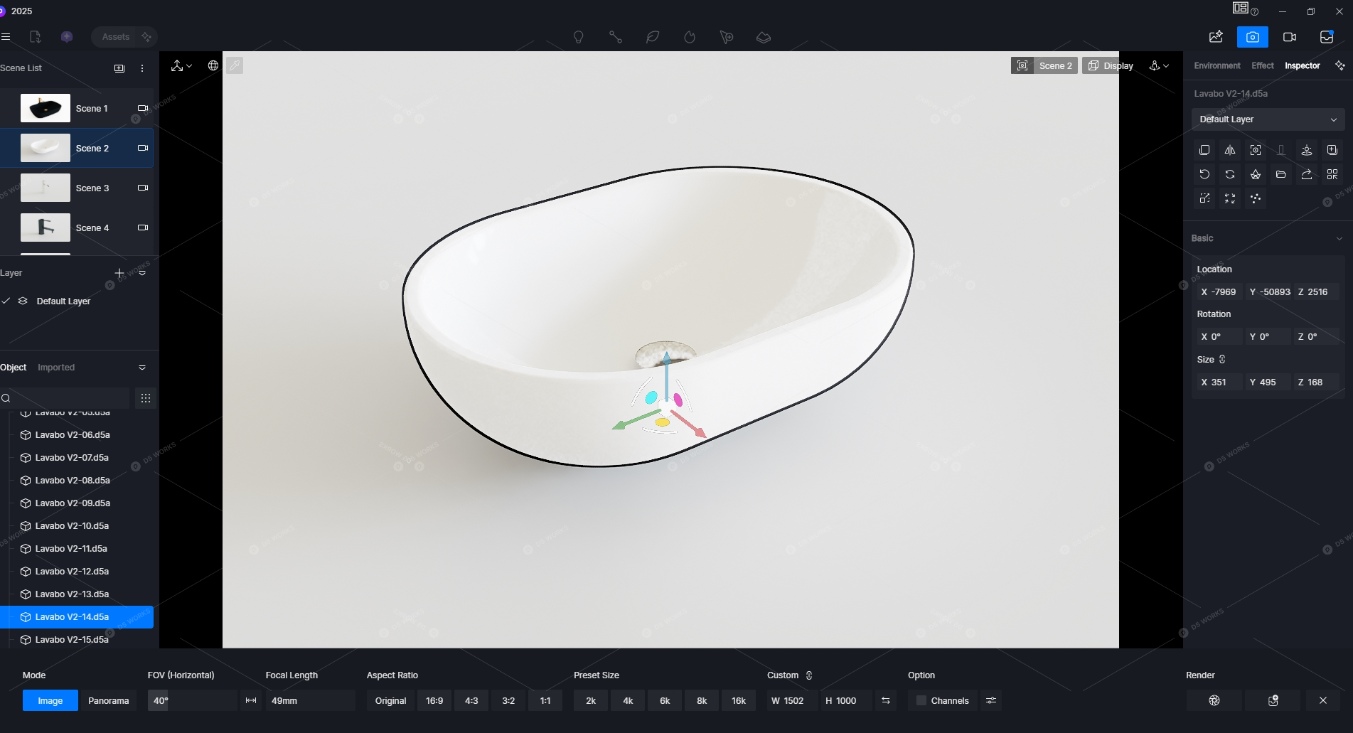 Wash Basins 3D Models 2