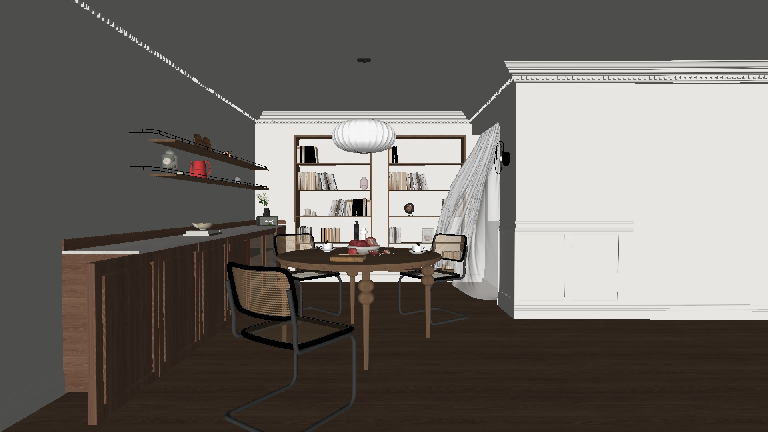 Mid-Century Modern Dining Room (Home)