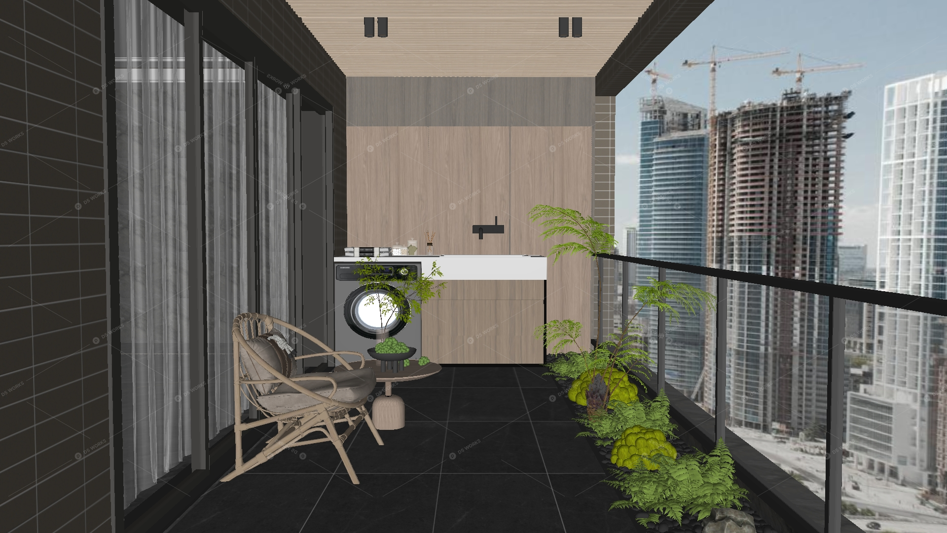 Gardens & Balconies 3D Models