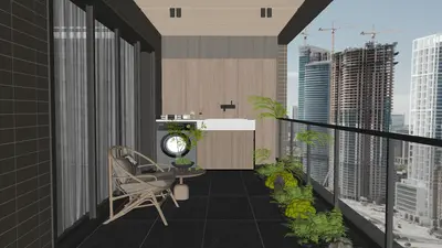 Organic Modern Balcony (Home)