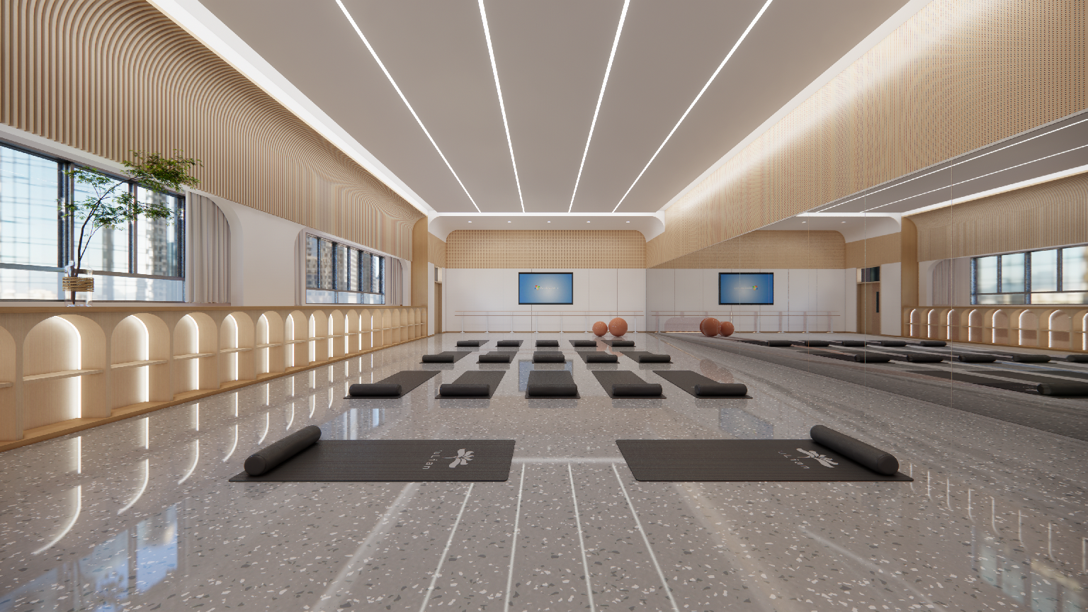 Modern Yoga Room