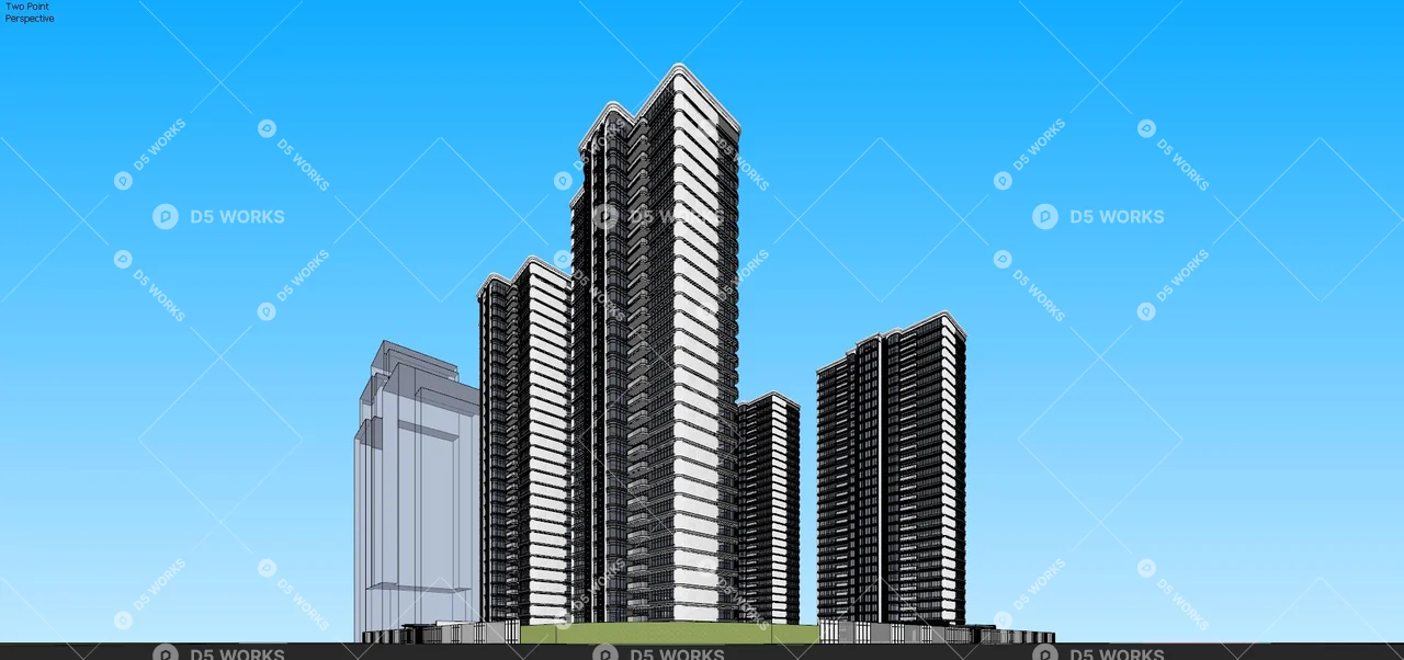 High-Rise Residence 3d model thumbnail 2
