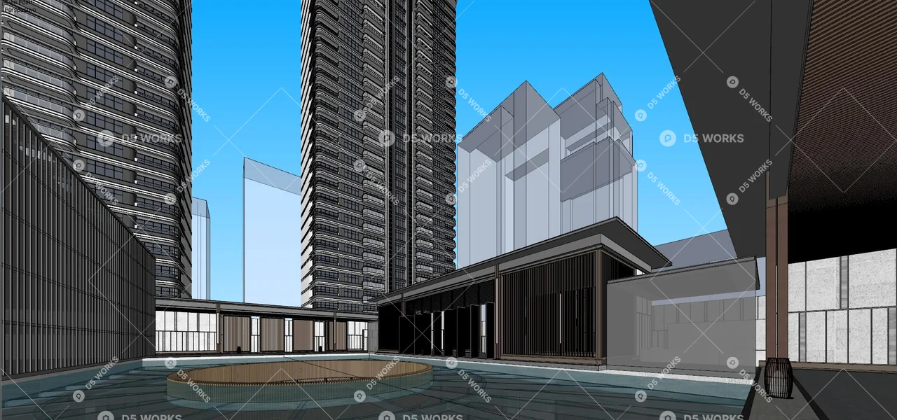 High-Rise Residence 3d model thumbnail 6