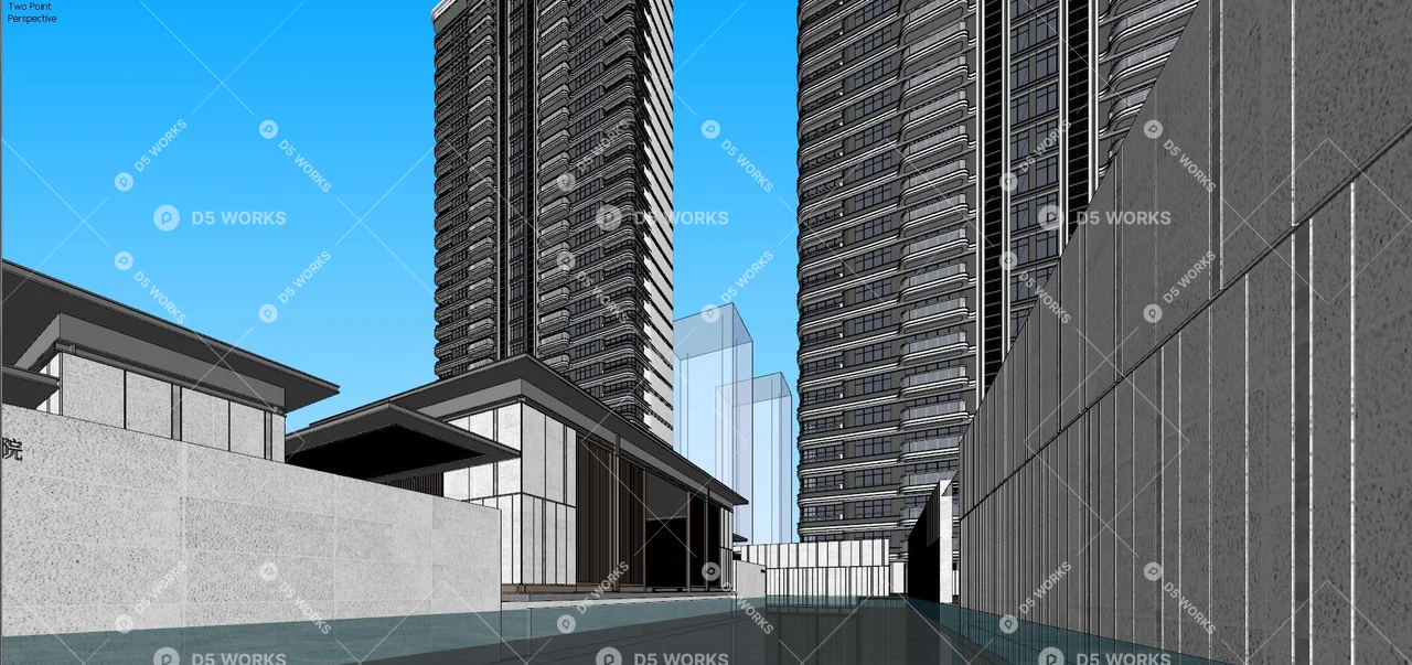 High-Rise Residence 3d model thumbnail 4