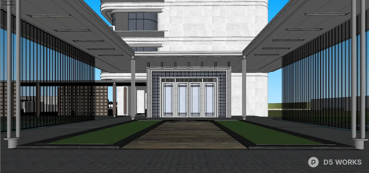 High Rise Residential Building 3d model thumbnail 3