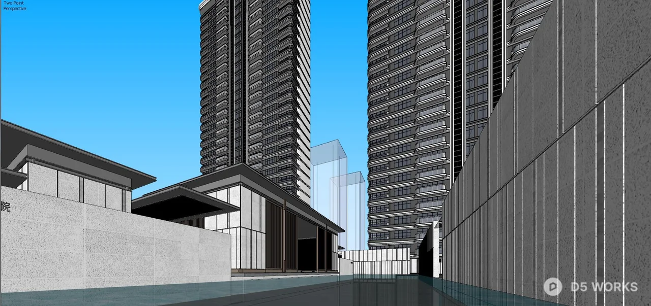 High Rise Residential Building 3d model thumbnail 4