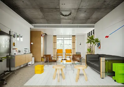 Living & Dining Room 3d model