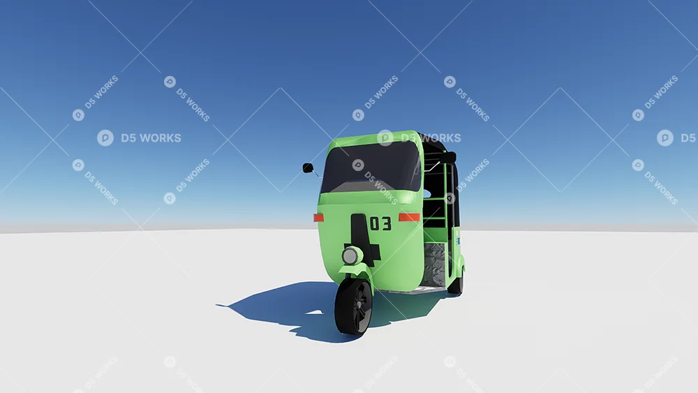 Tricycle 3d model thumbnail 3