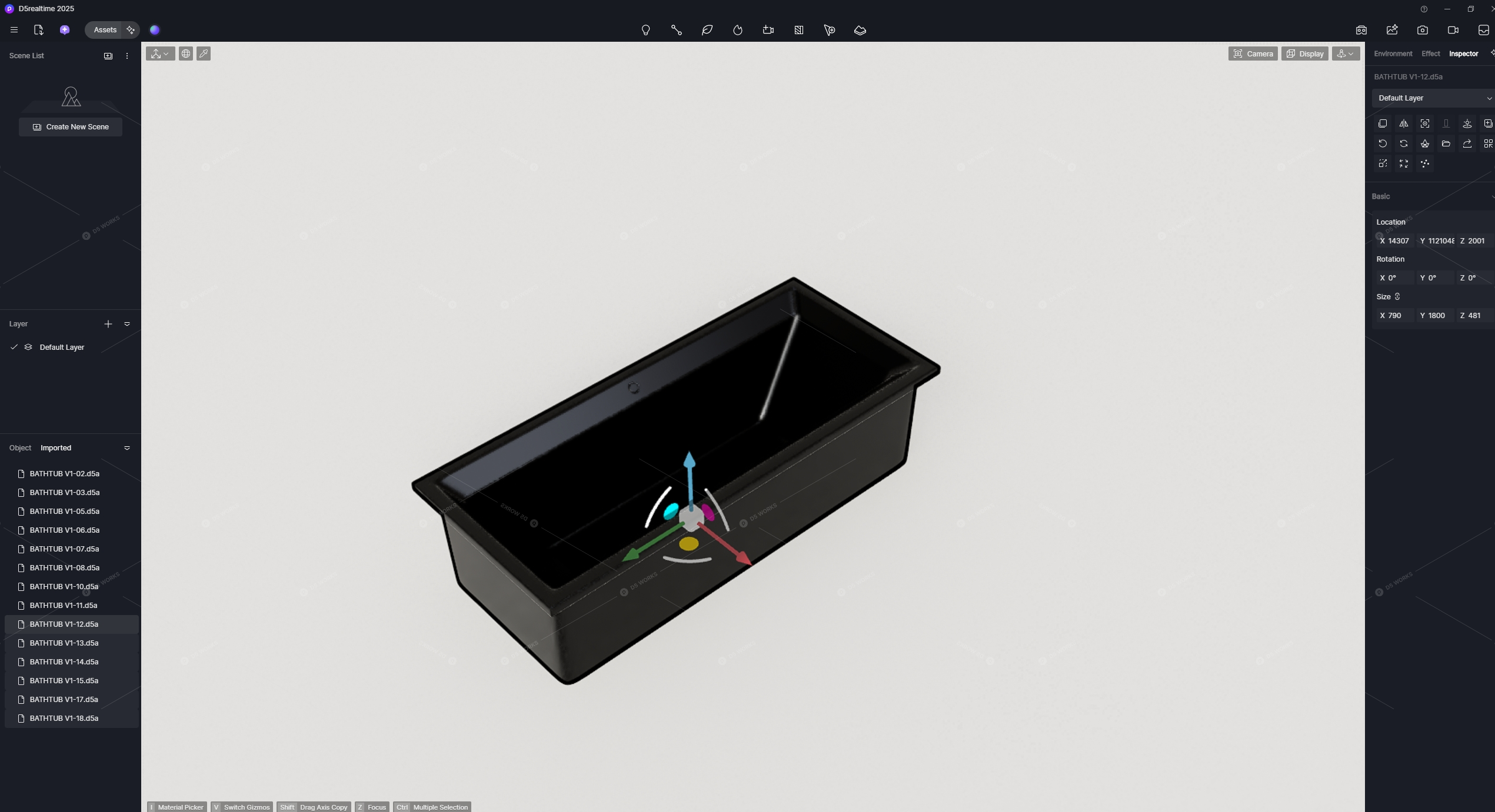 Bathtubs 3D Models 2