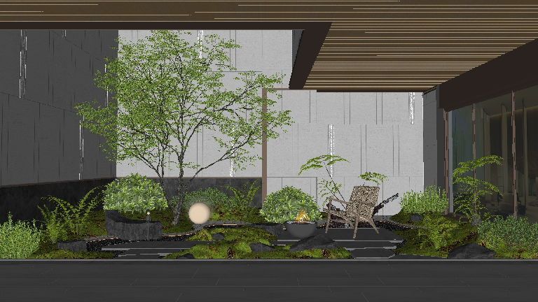 Modern Courtyard Landscapes
