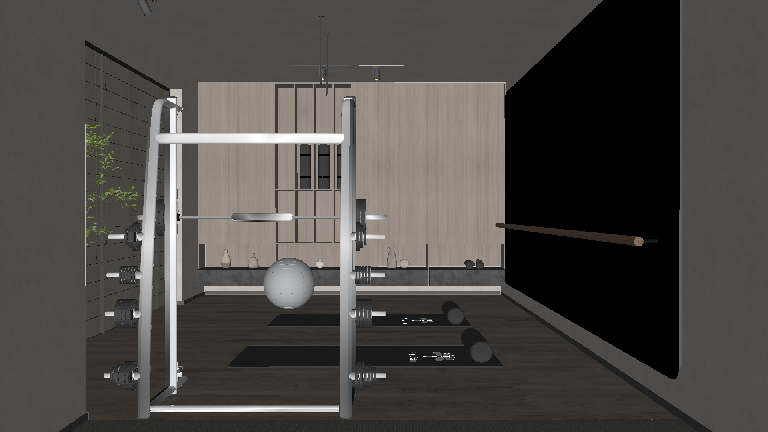 Modern Yoga Room