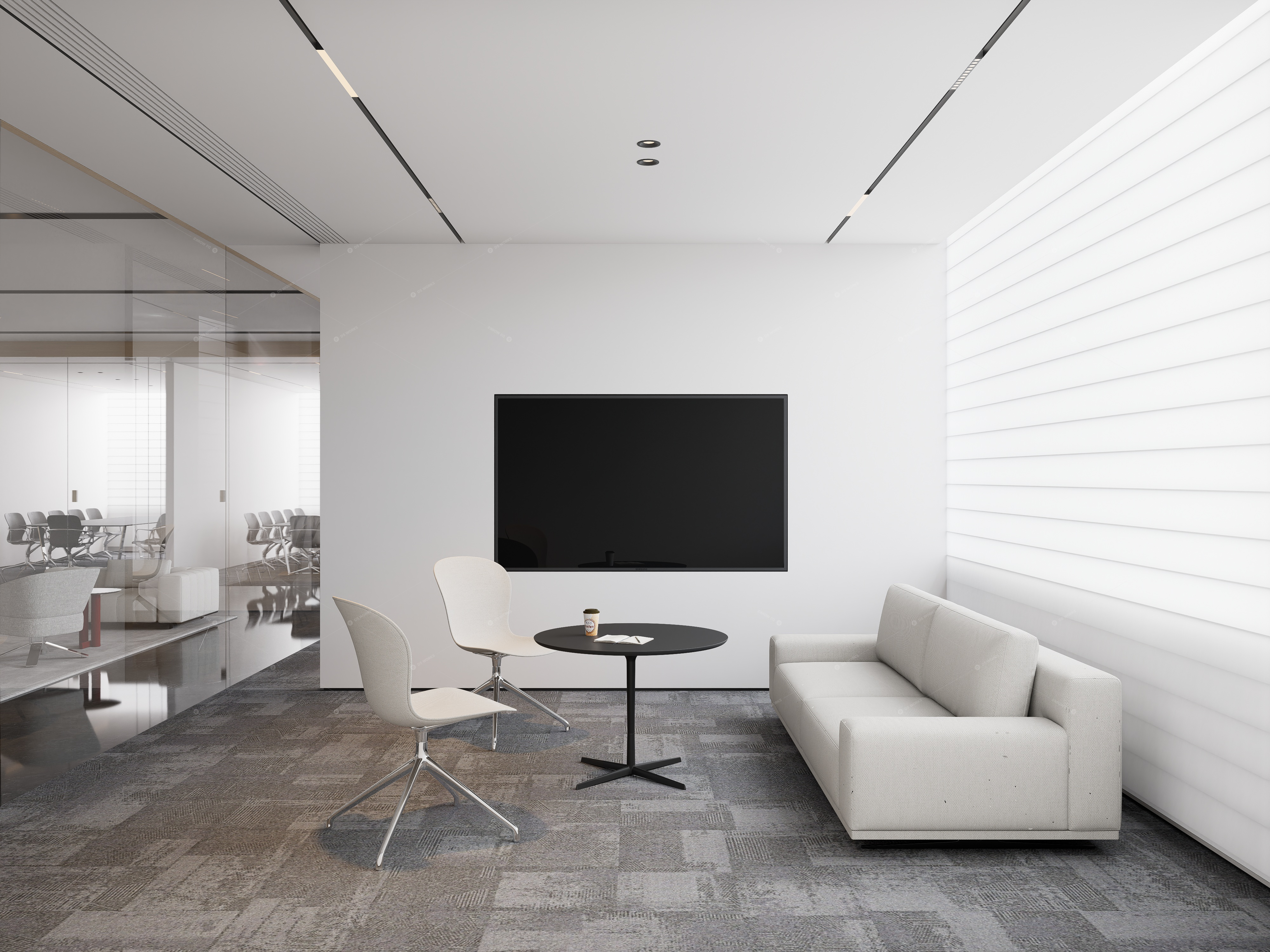 Office Spaces 3D Models 8