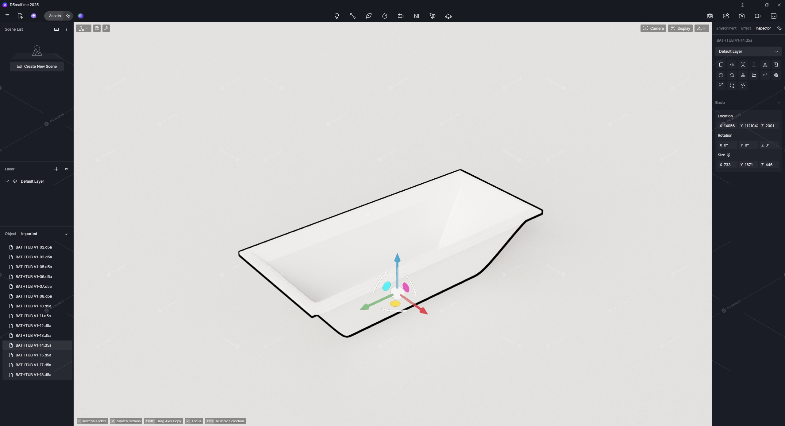 Bathtubs 3D Models 2