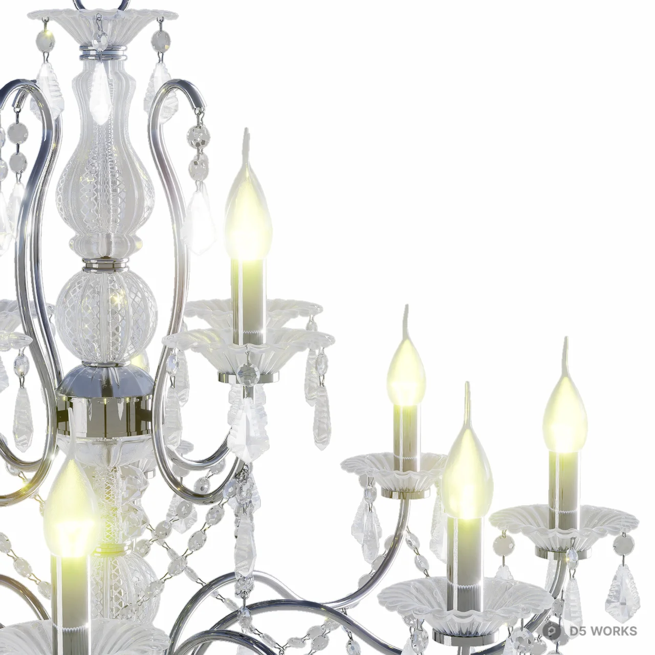 Pendant Light 3d model thumbnail 4