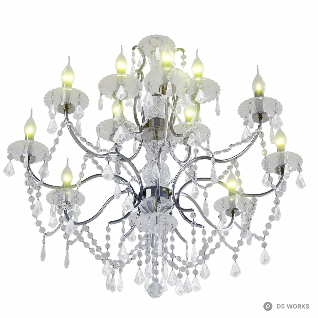 Pendant Light 3d model thumbnail 5