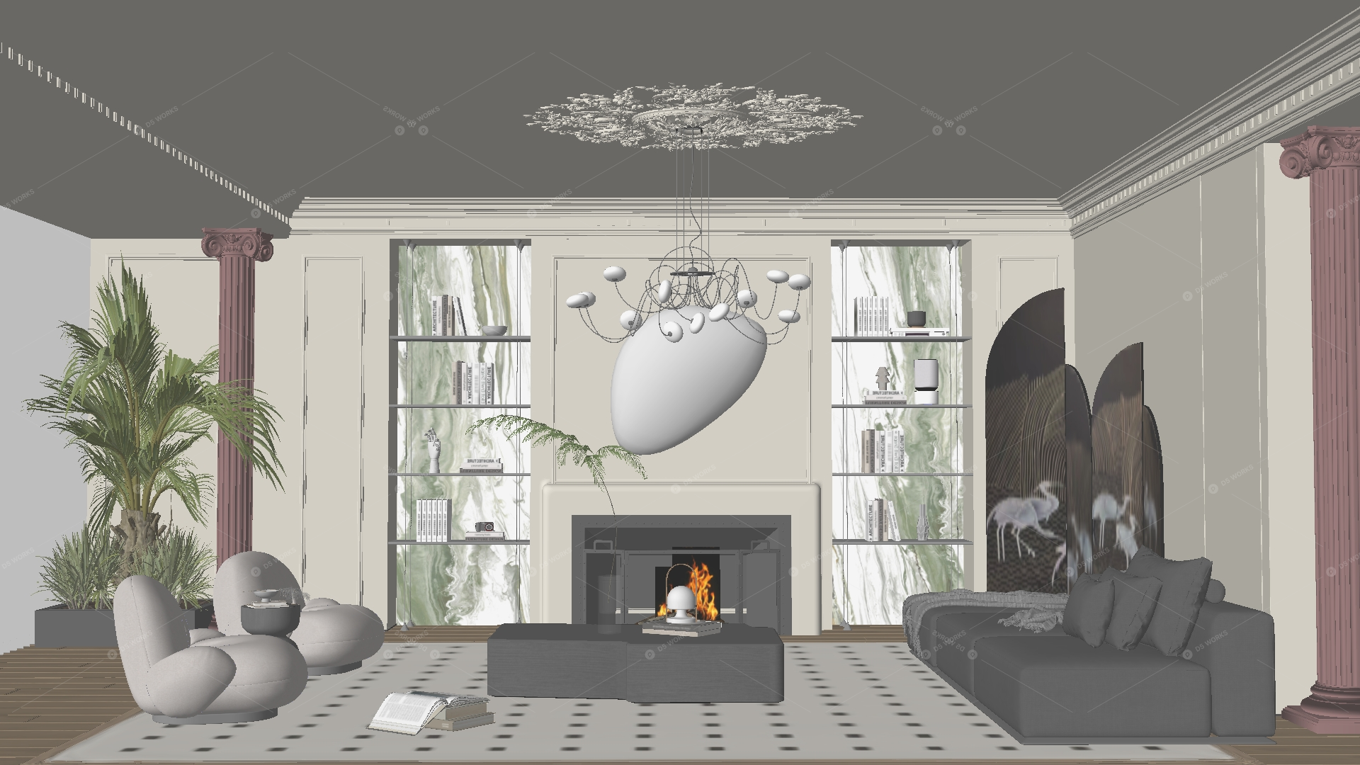Living Rooms 3D Models