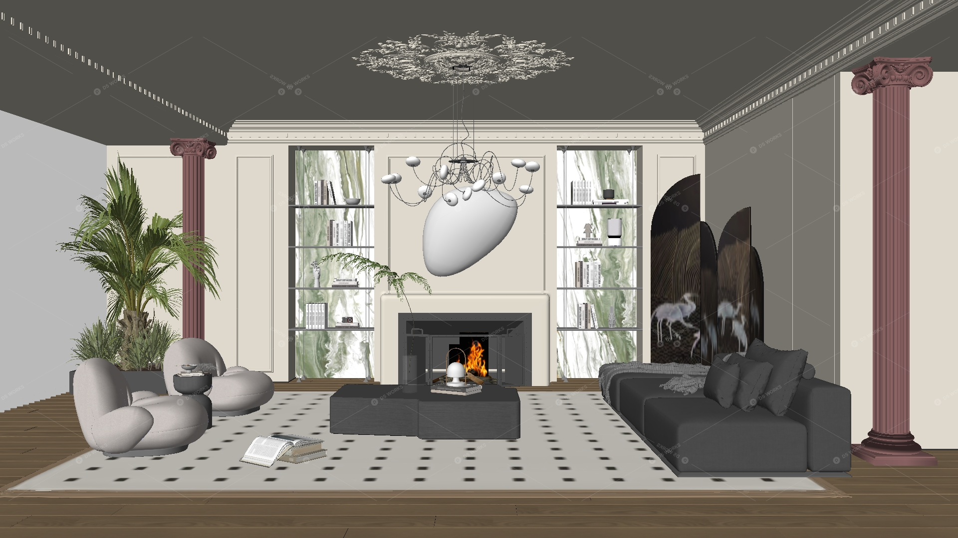 Living Rooms 3D Models 5