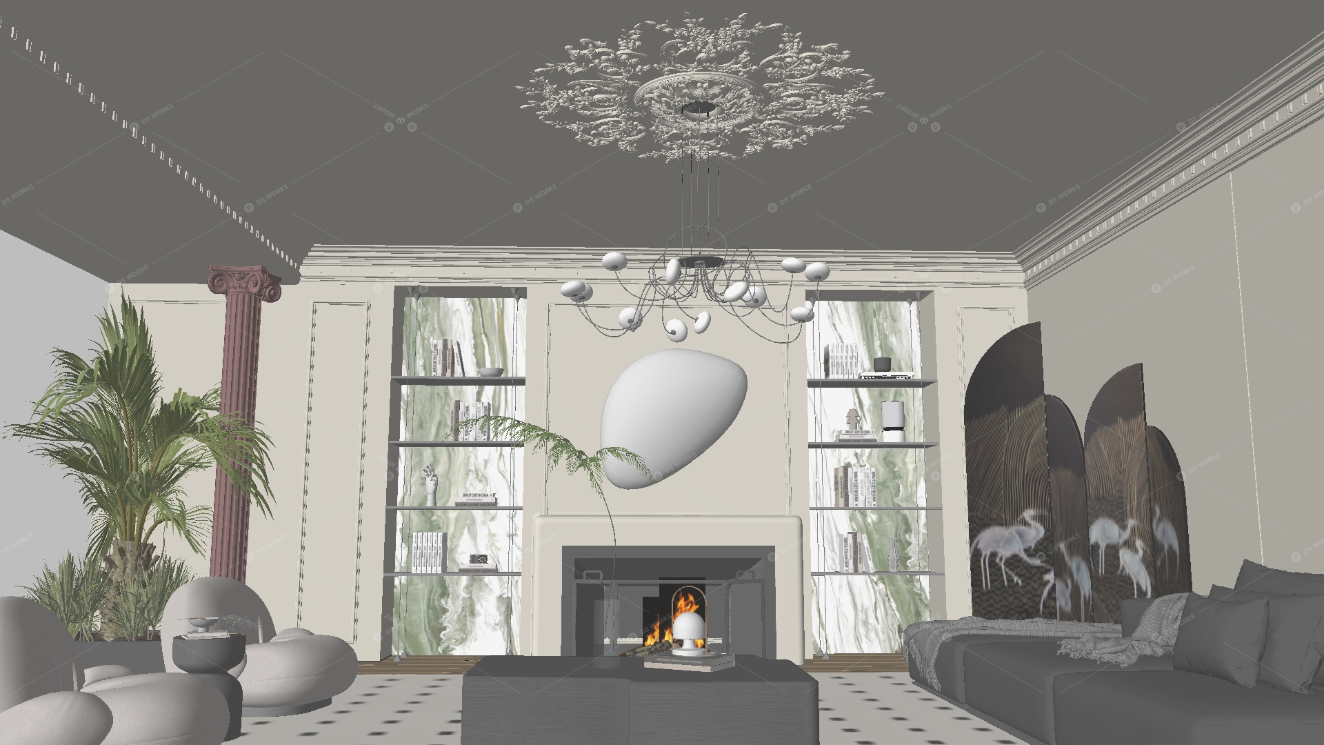 Living Rooms 3D Models 2