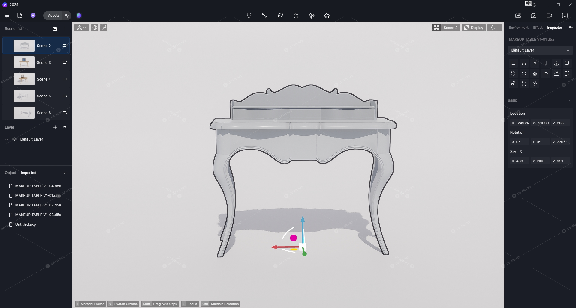 Tables/Side Tables 3D Models 2