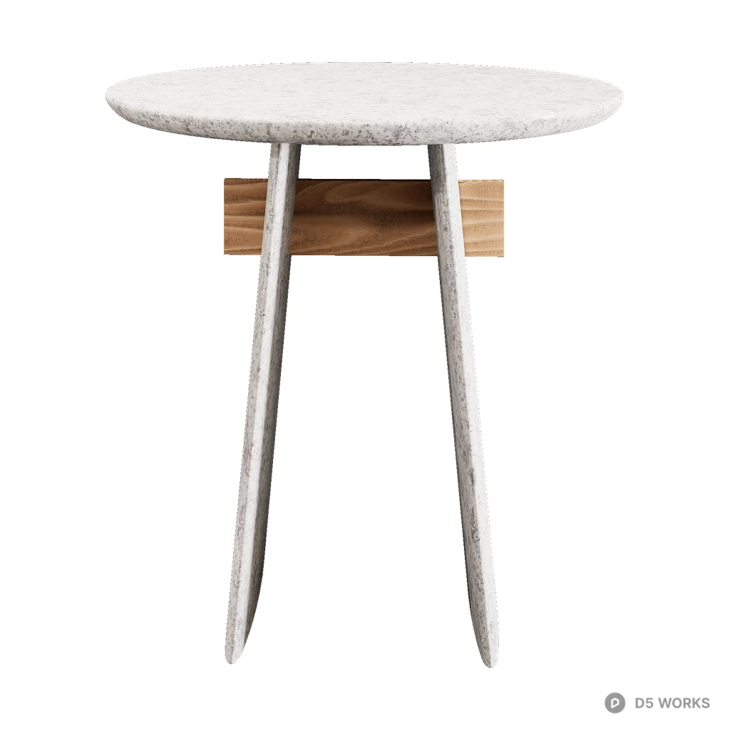 Adam Side Table 01 3d model - Image 1