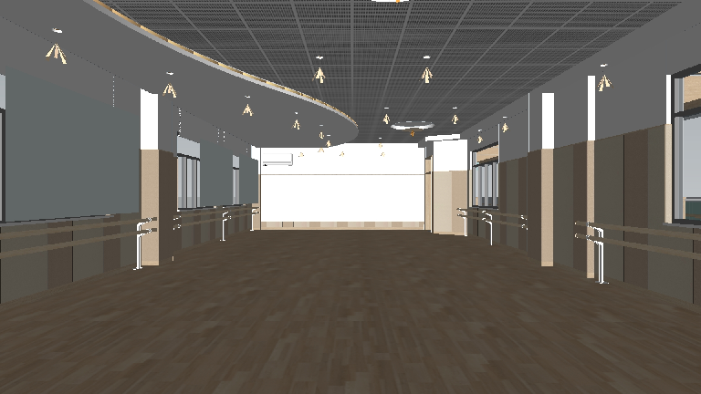 Modern Yoga Room