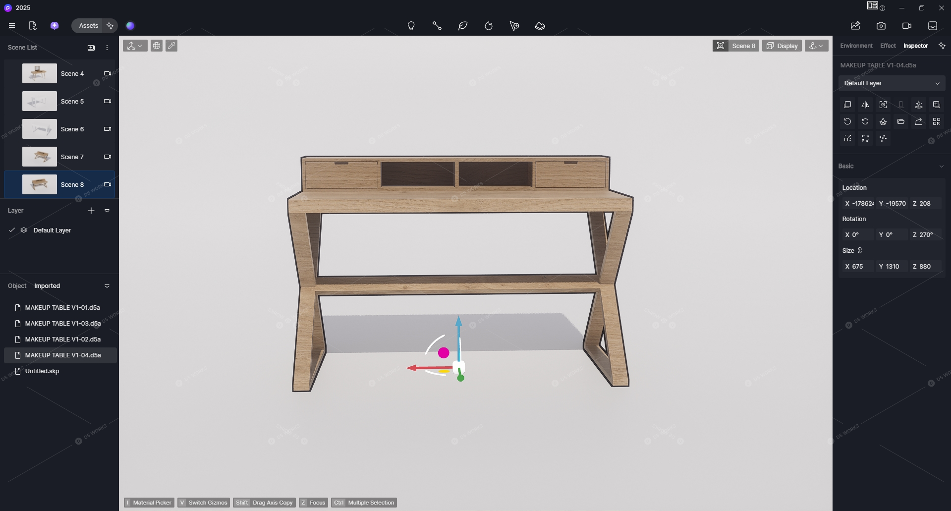 Tables/Side Tables 3D Models 3
