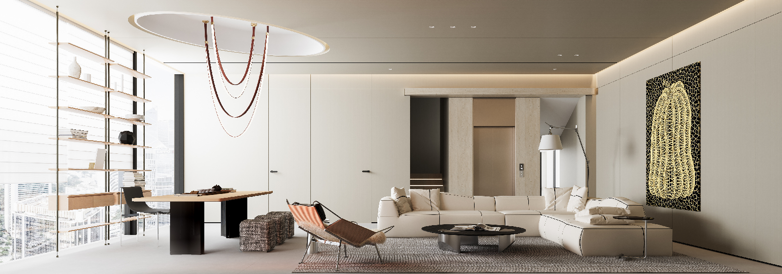 Modern Villa Living Room