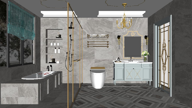 Transitional Bathroom