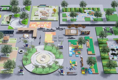 Modern Landscape Features