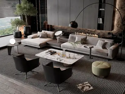 Modern Home Living Room